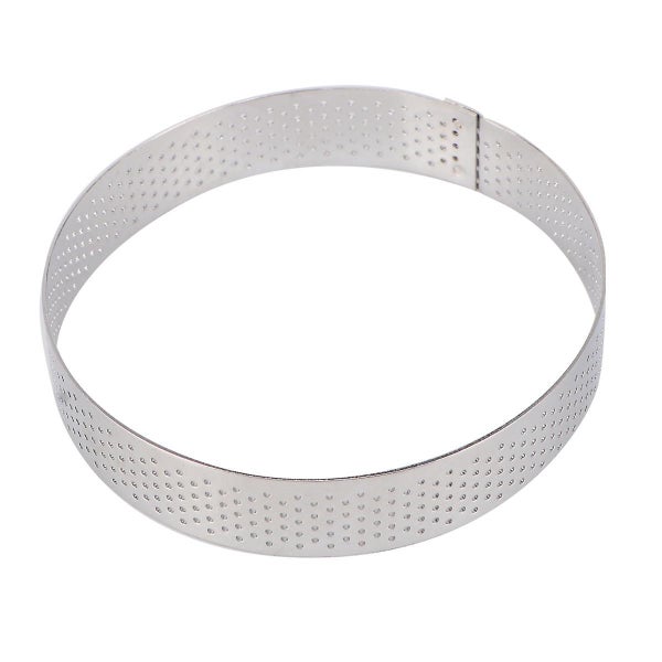 1 Pc 304 Stainless Steel Cake Mold Ring Household Round Hole Mousse Cake Circle Carousel 2