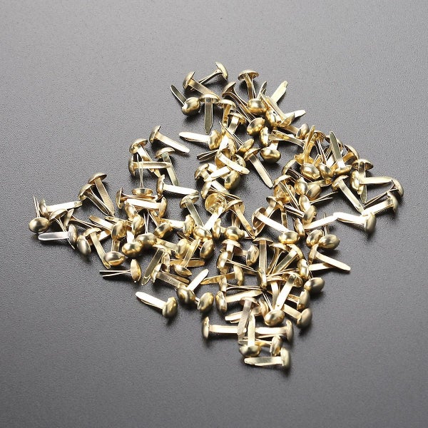 100 Pcs Mini Brads Assorted Colors Round Brad Pastel Brads For Scrapbooking Cra Carousel 3