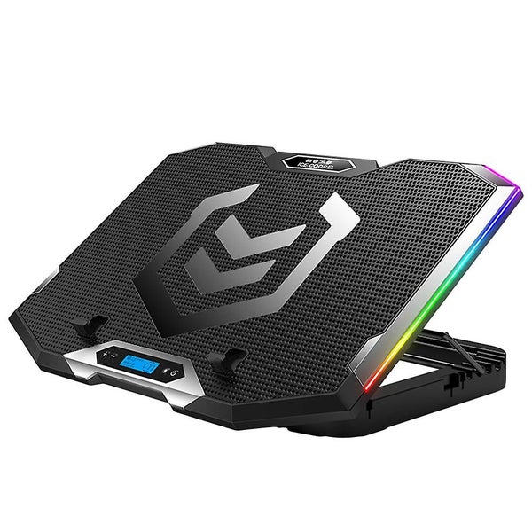 Fan Laptop Cooling Pad Usb Led Adjustable Gaming 21 Inch Laptop Cooler Stand Carousel 1