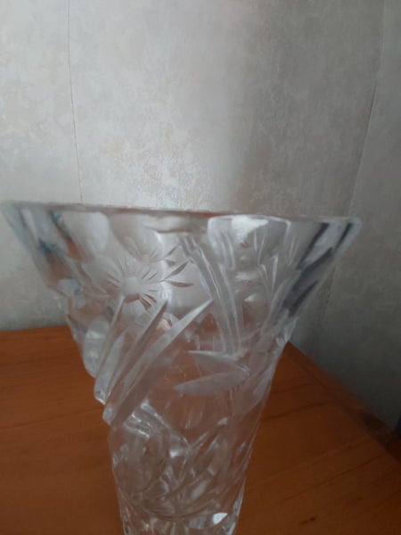 Crystal vase floral pattern Carousel 2