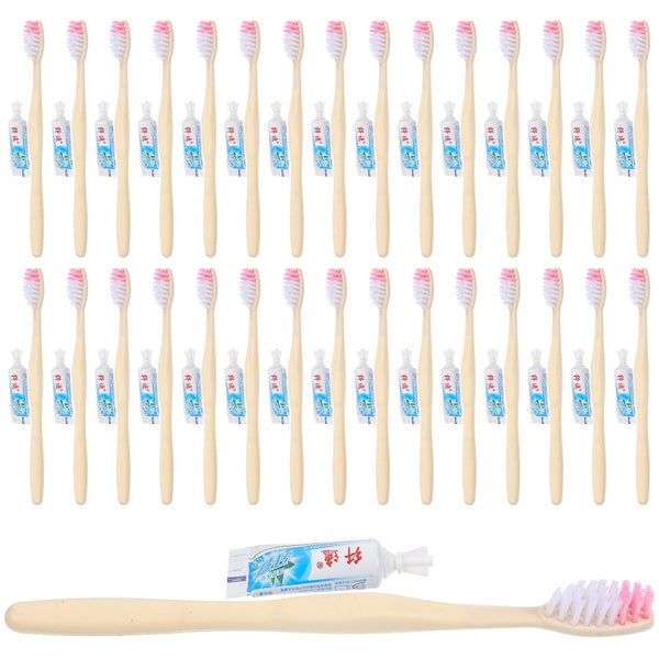 100 Pcs Travel Toothpaste Prepasted Toothbrushes Wisps Disposable Toothbrushes Carousel 2