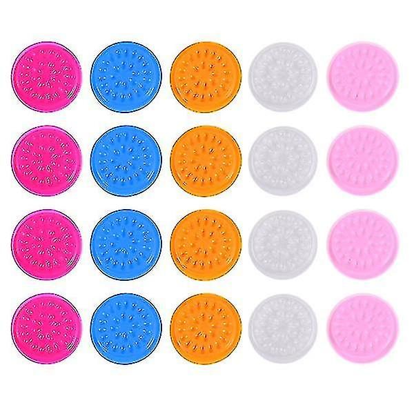 20pcs Eyelash Glue Holder False Lash Glue Tray Eyelash Extension Glue Pallet Carousel 1