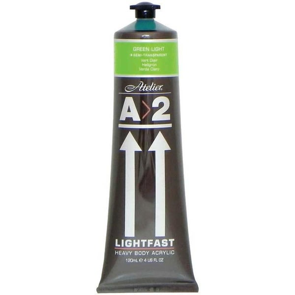 A2 Lightfast Heavybody Acrylic 120ml Light Green Carousel 1