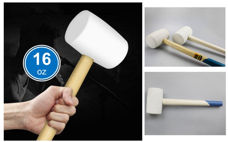 Brand New 16oz Rubber Hammer Mallet Leather Craft Jewellery *Clearance* Carousel 2