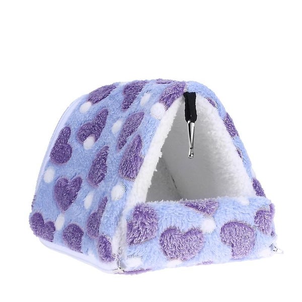 Detachable Hamster Winter Sleep Bed Hedgehog Warm Cotton Pet Bed Nest Pet Suppl Carousel 2