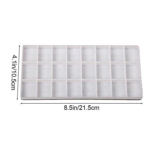 3 Pcs Folding Tray Watercolor Box Watercolor Paint Travel Set Compartments Colo63617466444803114