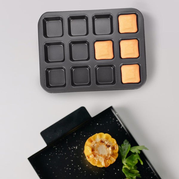 Chocolate Molds Ice Cube Tray Brownie Baking Pan Cake Baking Pan Metal Baking P Carousel 3