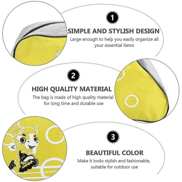 Kids Adjustable Roller Skates Skate Storage Bag Roller Skate Handbag Skating Sh Carousel 2