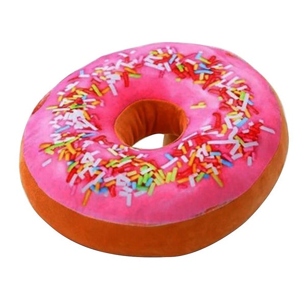3d Donut Pillow Cosy Seat Back Stuffed Cushion Doughnut Throw Pillow Plush Toy Carousel 1