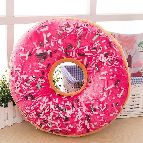 3d Donut Pillow Cosy Seat Back Stuffed Cushion Doughnut Throw Pillow Plush Toy Carousel 3