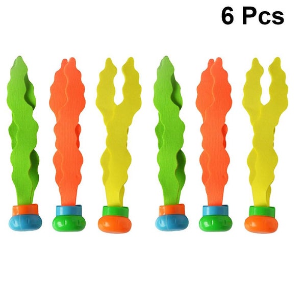 6 Pcs Bath Toys Seaweed Diving Toy Underwater Seaweed Toy Water Game Toy Diving Carousel 2