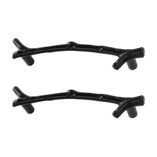 2pcs Sturdy Zinc Alloy Drawer Knobs Branch Shaped Handles For Household Cabine Carousel 2