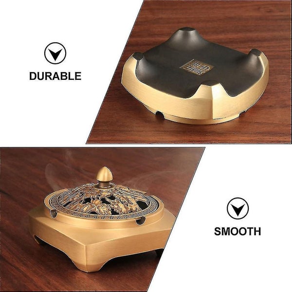 Desk Topper Decorative Ashtray Ash Tray Stick Incense Burner Tabletop Ashtray M Carousel 2