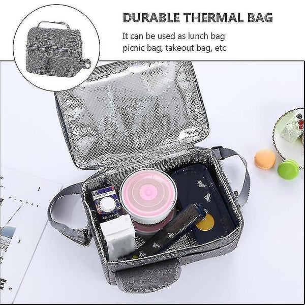 Bento Lunch Bag Lunch Sacks Reusable Food Organizer Bag Multipurpose Insulated Carousel 2