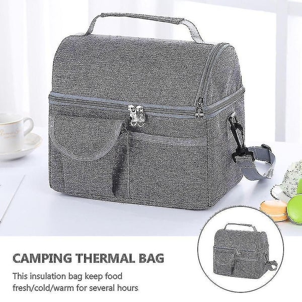 Bento Lunch Bag Lunch Sacks Reusable Food Organizer Bag Multipurpose Insulated Carousel 3