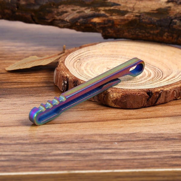 EDC Outdoor Titanium Alloy Keyring Belt Clip Carousel 1