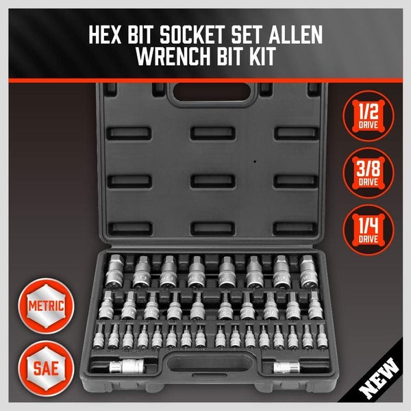 Steel Hex Bit 36pc Steel Socket Set Carousel 2