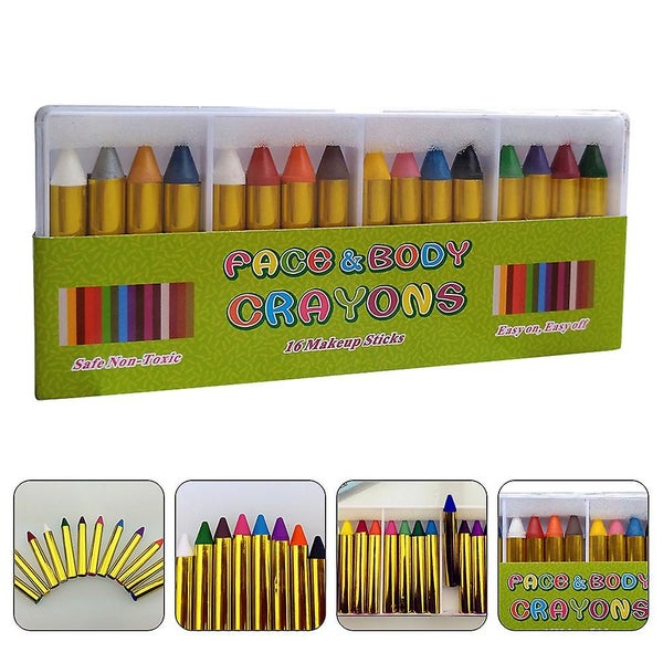 Kids Makeup Set Kids Face Paint Toddler Crayons Face Painting Kits Kids Body Pa Carousel 3