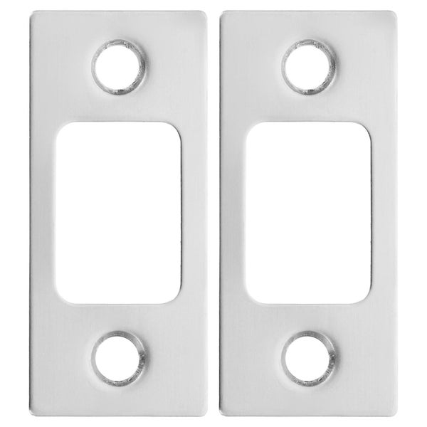 2pcs Deadbolt Strike Plate Hole Filler Door Reinforcement Plate Accessory Carousel 2