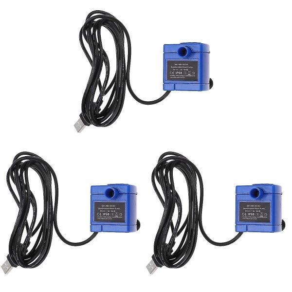 3pcs Pet Fountain Pump Submersible Water Pump Pet Water Dispenser Water Pump Wa Carousel 2