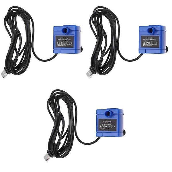 3pcs Pet Fountain Pump Submersible Water Pump Pet Water Dispenser Water Pump Wa Carousel 4