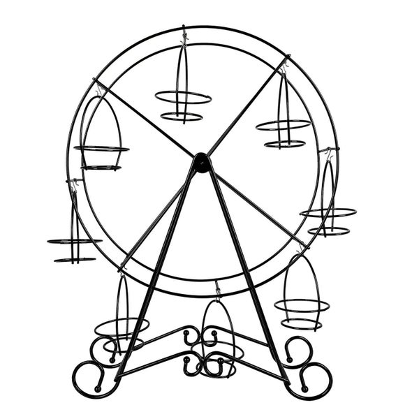 Rotating Display Stand Iron Cake Stand Cupcake Display Wedding Cake Rack Cake D Carousel 1