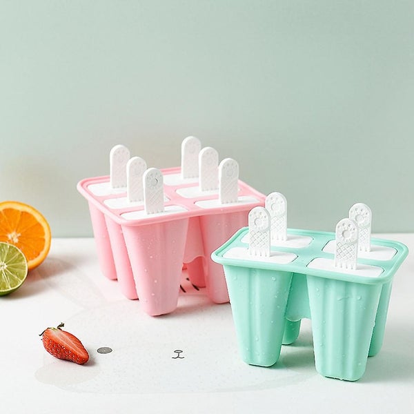 4 cell Ice Cube Tray Mini Icecube Tray Popsicles Molds Ice Cream Popsicle Moul Carousel 2