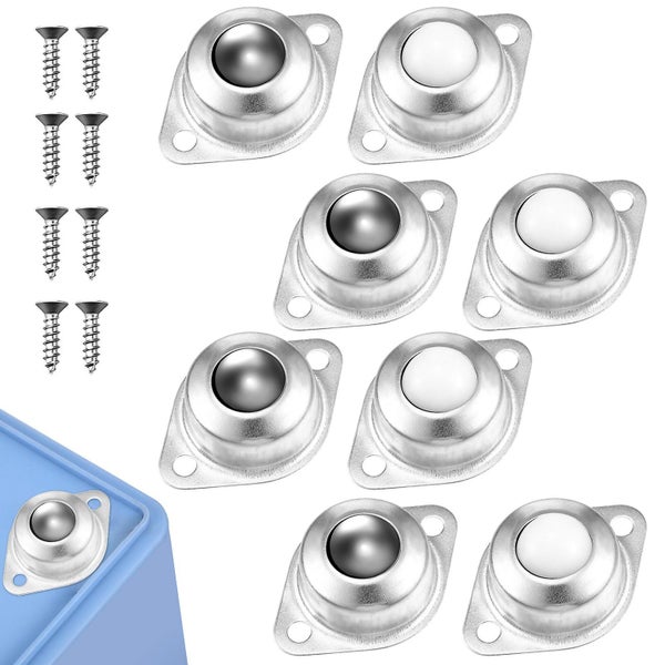 8 Pcs Casters Office Chair Appliance Rollers Furniture Casters Furniture Bearin Carousel 1
