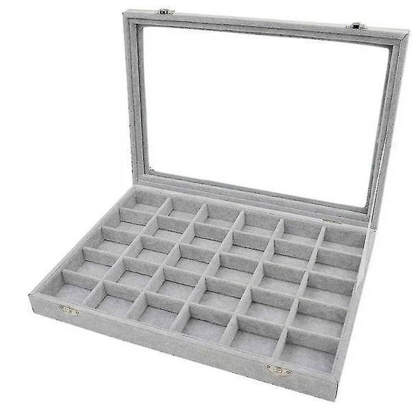 Jewelry Tray Lid Jewelry Box Lid Lockable Jewelry Storage Case Divided Jewelry Carousel 4