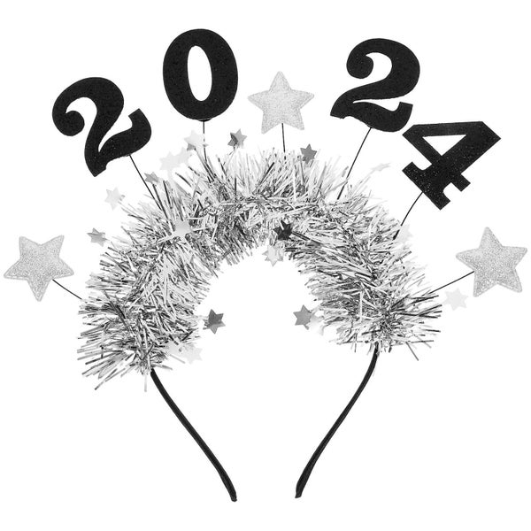 New Year Headband Sequin Headband Lunar New Year Headband 2024 Headband Headpie Carousel 1