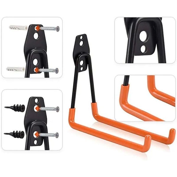 Bicycle Garage Heavy Storage Hook Warehouse Strong Load-Bearing Square Hook Carousel 5