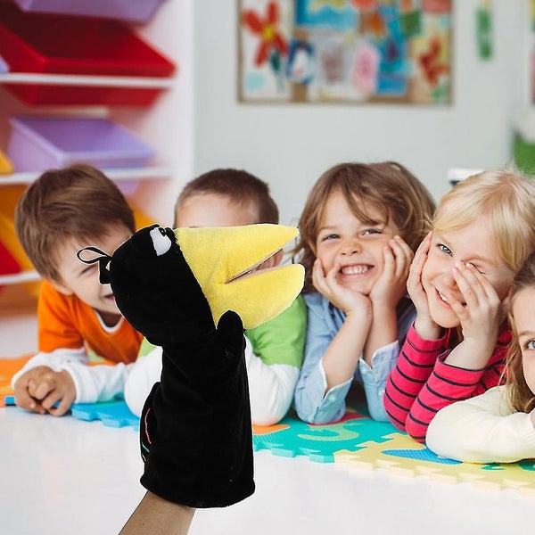 2pcs Hand Puppets Role play Story Telling Puppets Educational Doll Toy Kids Ani Carousel 3