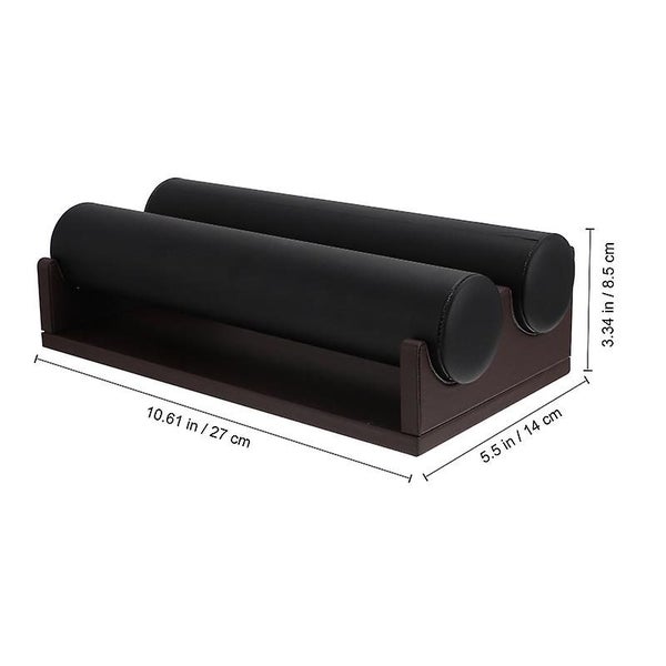 1pc Practical Double Tube Detachable Watch Display Stand Jewelry Display Holder Carousel 5