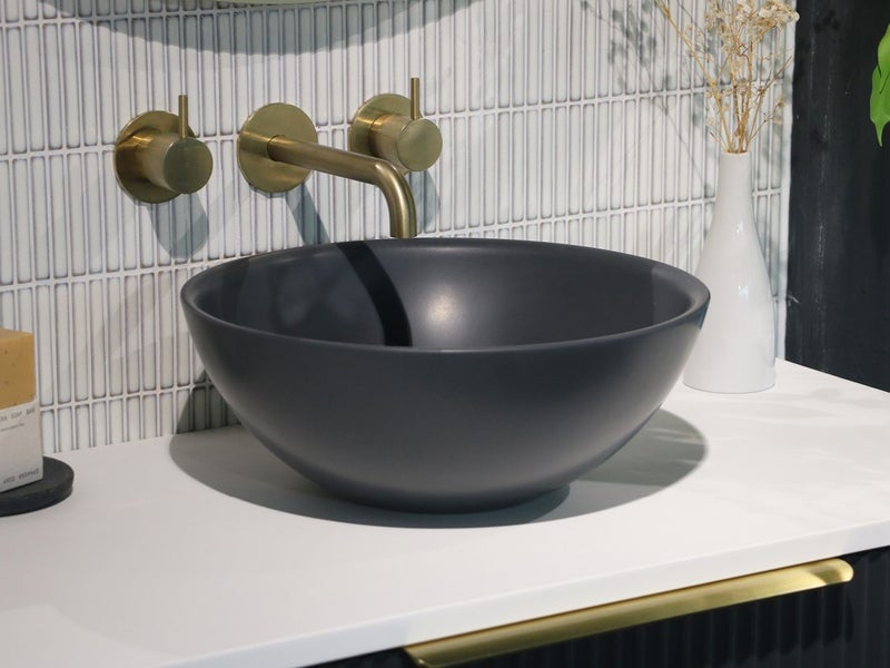 Cyprus Vessel Basin in Cool Black *Run Out Model* Was $799 Carousel 1