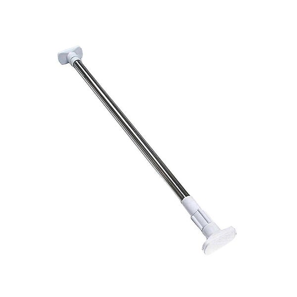 1pc Curtain Pole Telescopic Stainless Steel Practical Shower Curtain Rod Curtai Carousel 1