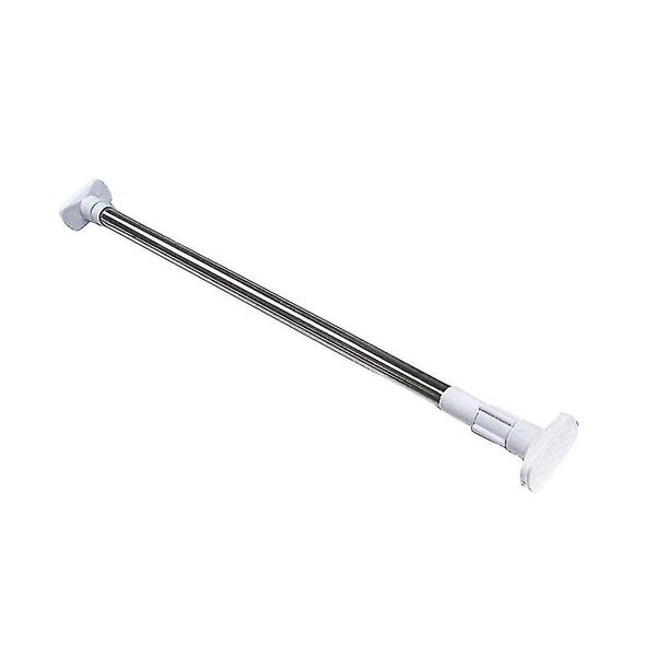 1pc Curtain Pole Telescopic Stainless Steel Practical Shower Curtain Rod Curtai Carousel 3