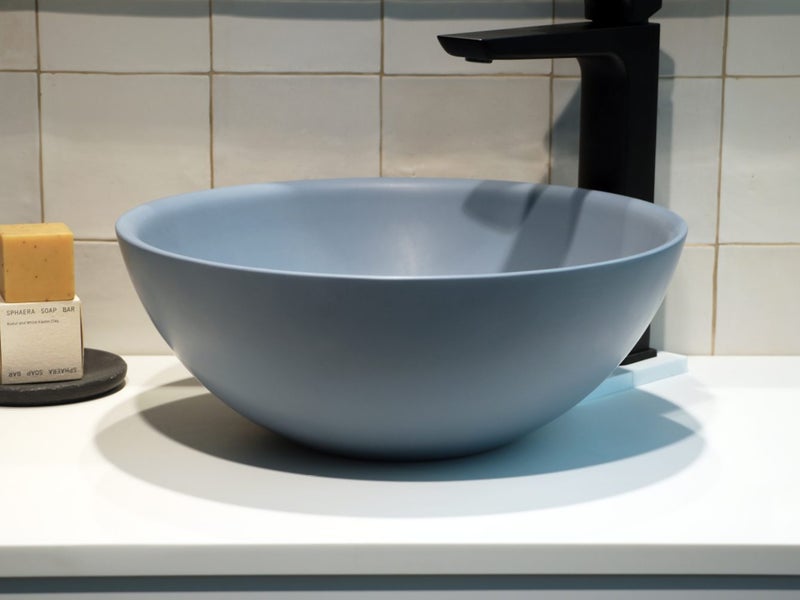 Cyprus Vessel Basin in Steel Blue *Run Out Model* Was $799 Carousel 2