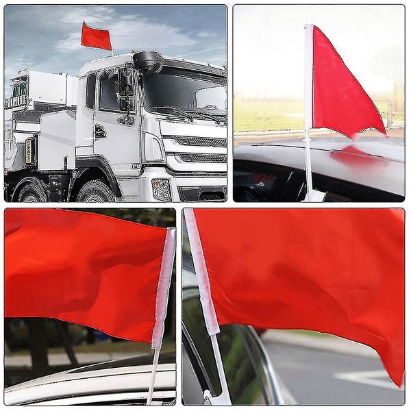 15pcs Car Window Flagpoles Flag Holder Vehicle Window Flag Racks Without Flag Carousel 2