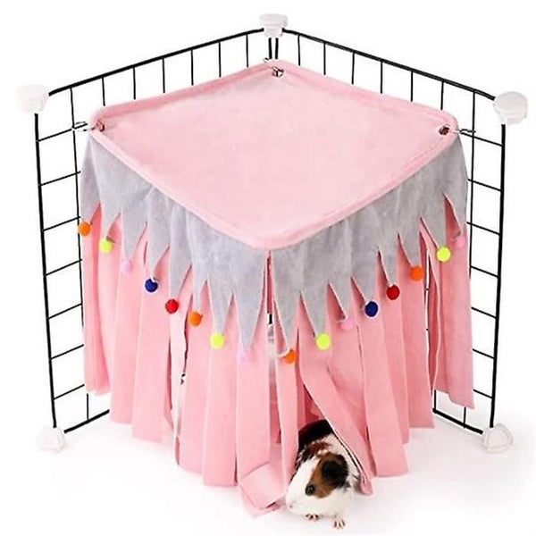 Hamster Hanging Bed Cage Corner Hideaway Hamster Cage Shelter Guinea Pig Hideaw Carousel 1