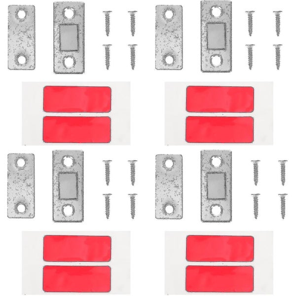 12 Sets Door Chain Lock Heavy Duty Cabinet Magnets Cabinet Magnetic Catch Drawe Carousel 1