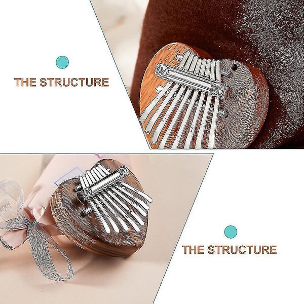 Thumb Pianos Pendant Kalimba Pocket Thumb Piano Thumb Finger Piano Mini Thumb P Carousel 4