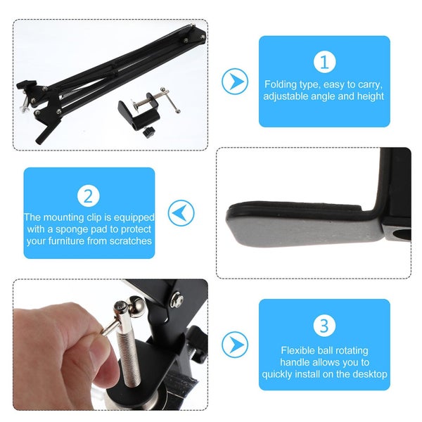 Projector Stand Metal Webcam Stand Computer Stand Desktop Desktop Webcam Holder Carousel 2