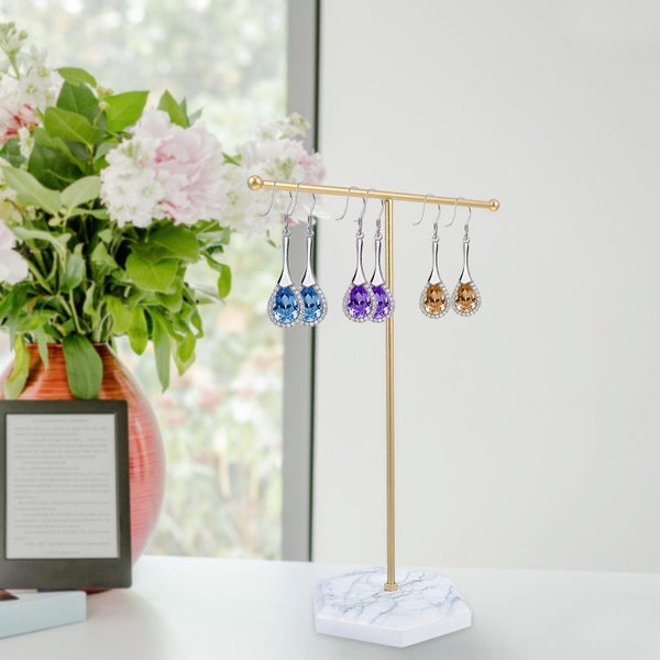 T Bar Earring Display Stand Jewelry Holder Jewelry Display Hanging Rack Organiz Carousel 5
