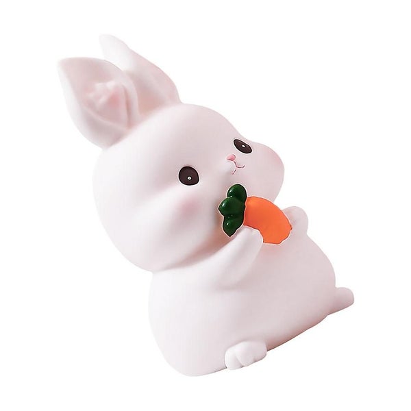 Bunny Piggy Bank Lovely Saving Pot Desktop Bunny Decor Vinyl Piggy Bank Decor Carousel 2