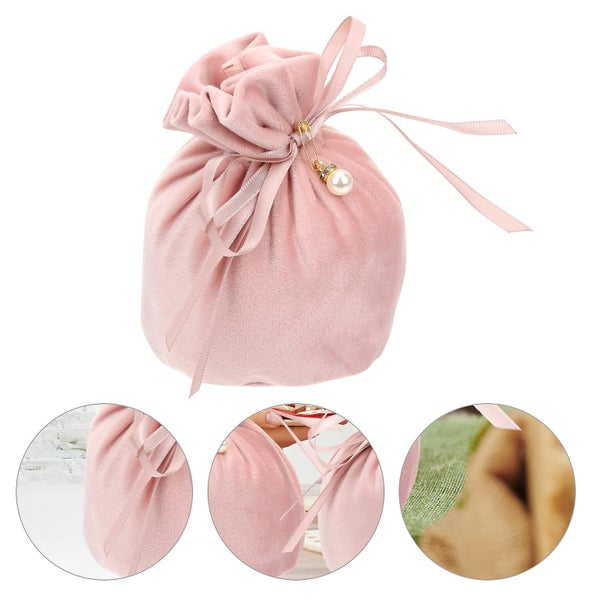 5pcs Jewelry Bags Small Gift Pouches Sundries Bags Drawstring Earphone Gifts Po Carousel 2