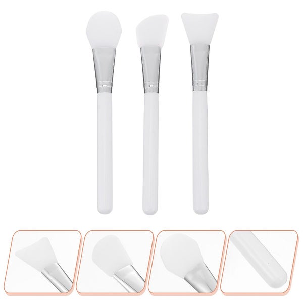 3 Pcs Cosmetology Kit Lip Brushes Makeup White Makeup Brushes Professional Make Carousel 3