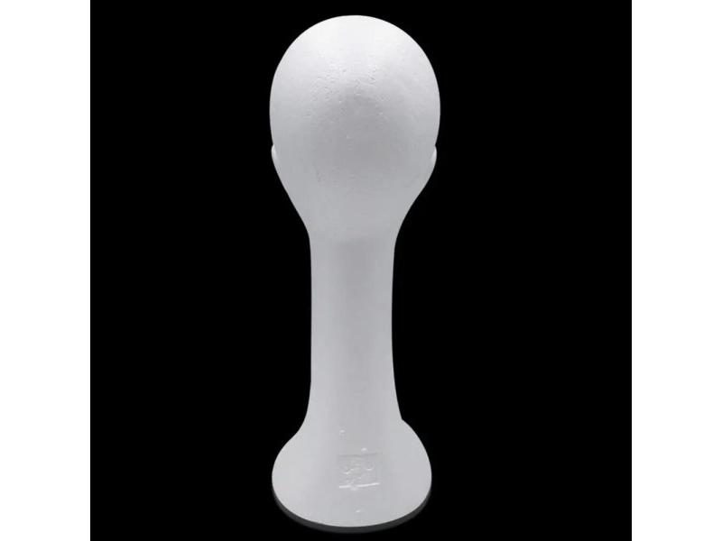 Female Human Head Long Neck Mannequin Women Plus Size Foam Wig Hat Glasses Carousel 2