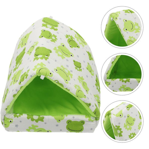 Hamster Bed Hamster Warm Hideout Bunny Nest Comfortable Guinea Pig Nest Small P Carousel 2