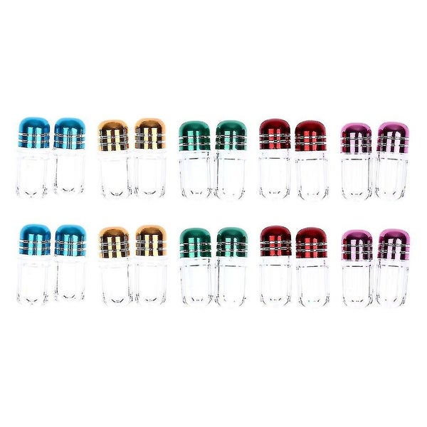 20pcs Box Pills Accessory Pills Dispenser Pills Case For Outdoor Home Trip Tra Carousel 1