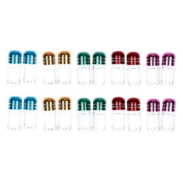 20pcs Box Pills Accessory Pills Dispenser Pills Case For Outdoor Home Trip Tra Carousel 2